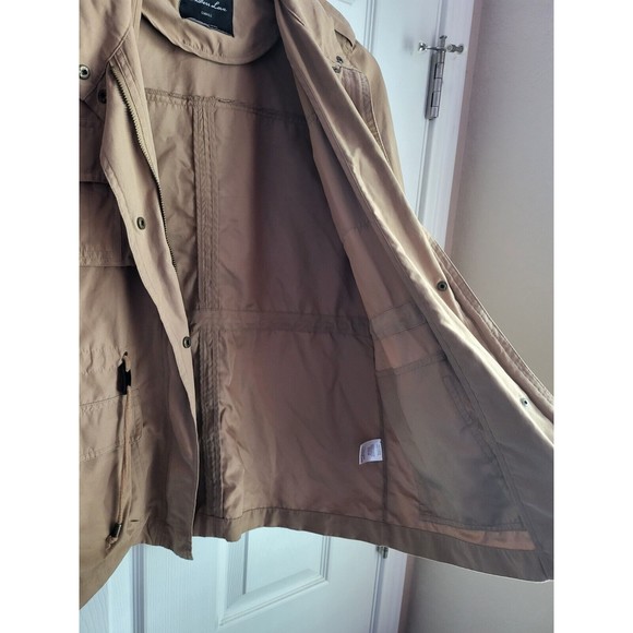 Endless Love Women's Small Tan Khaki Button-Up/Zip Jacket - Picture 4 of 6